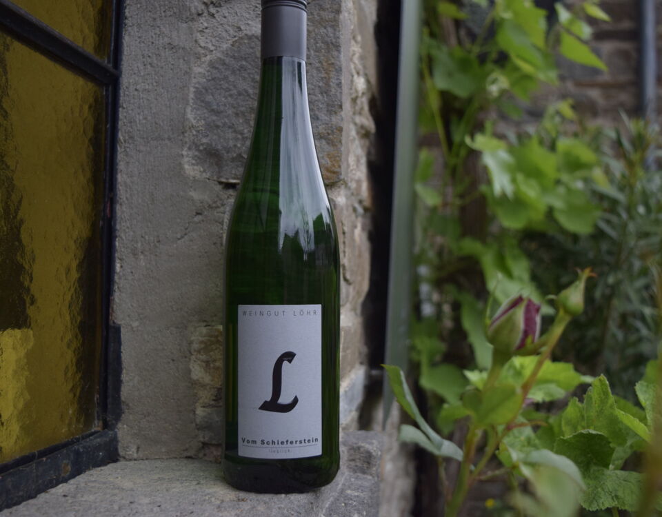 Niederfeller Riesling Vom Schieferstein lieblich Weingut Löhr Alken Mosel